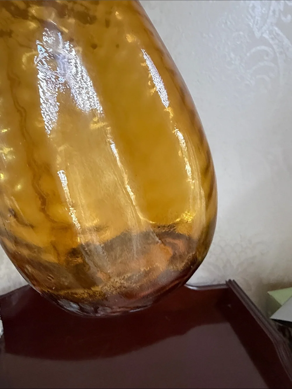 Vintage Rare Mid Century Empoli Genie bottle Decanter 15.5” with no stopper